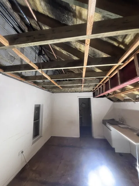 Controlled artex plasterboard strip-out in Seven Sisters