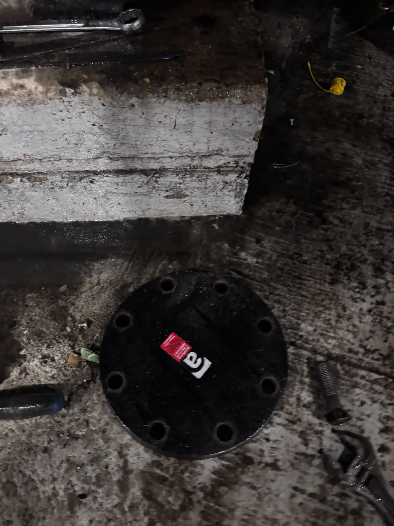 Artex scraping from a concrete ceiling during Seven Sisters refurbishment